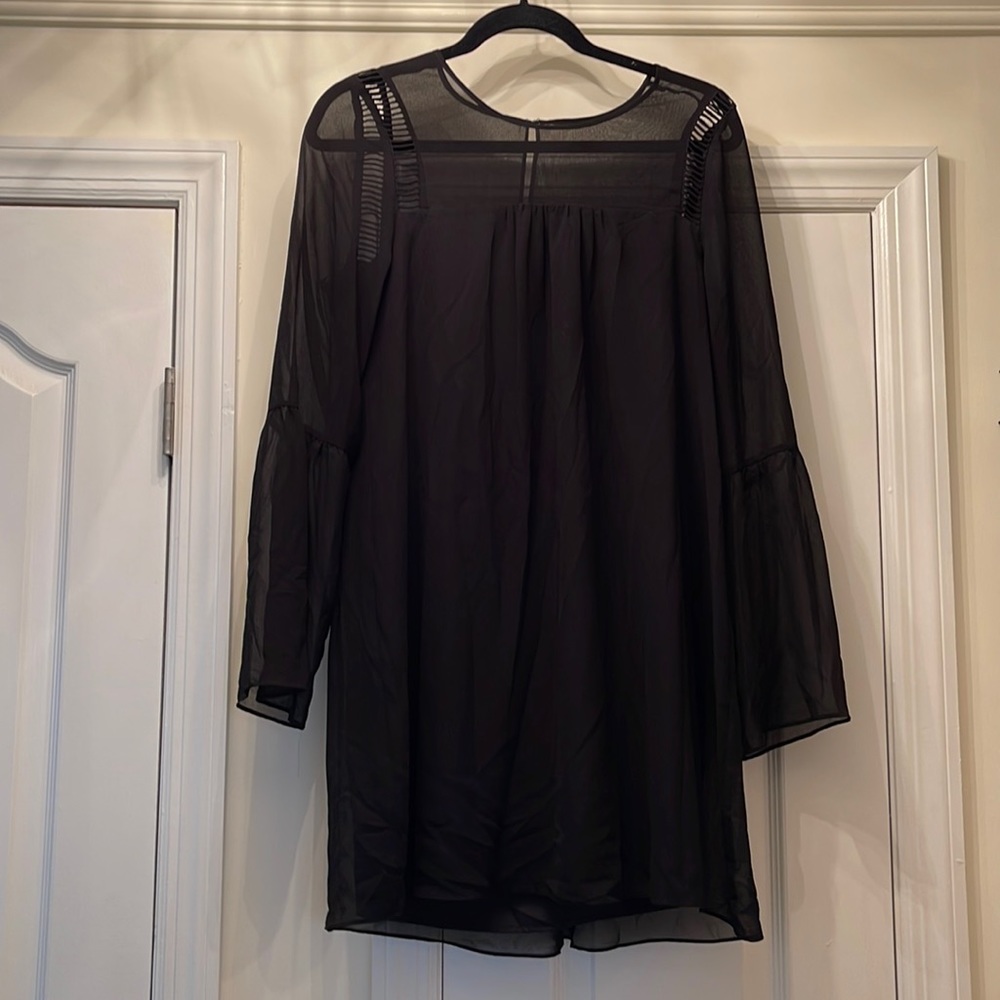 BCBGeneration Flowy Black Dress